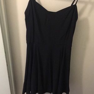 Black mini dress